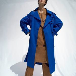ZARA BELTED TRENCH COAT NWT